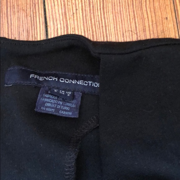 French connection FCUK Shiraz dress pointe shoulder sexy zip up - Picture 5 of 6